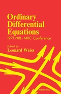 Cover: Ordinary Differential Equations - Academic Press