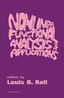 Cover: Nonlinear Functional Analysis and Applications - Academic Press