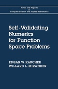 Cover: Self-Validating Numerics for Function Space Problems - Academic Press