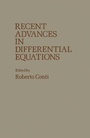 Cover: Recent Advances in Differential Equations - Academic Press