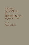 Cover: Recent Advances in Differential Equations - Academic Press