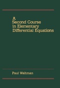 Cover: A Second Course in Elementary Differential Equations - Academic Press