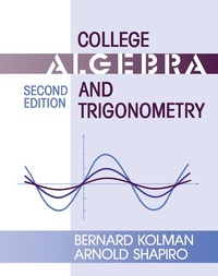 Enlarge image Cover: College Algebra and Trigonometry - Academic Press
