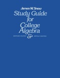 Cover: Study Guide for College Algebra - Academic Press