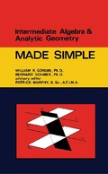 Cover: Intermediate Algebra & Analytic Geometry - Elsevier