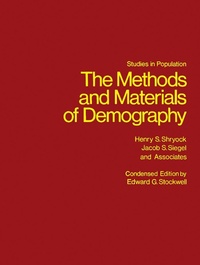Enlarge image Cover: The Methods and Materials of Demography - Academic Press