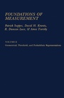 Cover: Foundations of Measurement - Academic Press