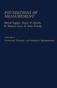 Enlarge image Cover: Foundations of Measurement - Academic Press