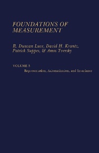 Enlarge image Cover: Foundations of Measurement - Academic Press