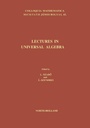 Cover: Lectures in Universal Algebra - Elsevier