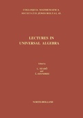 Bild: Lectures in Universal Algebra - Elsevier