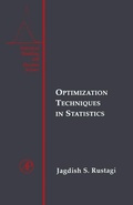 Cover: Optimization Techniques in Statistics - Academic Press