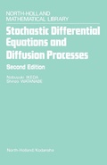 Cover: Stochastic Differential Equations and Diffusion Processes - Elsevier