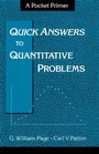 Cover: Quick Answers to Quantitative Problems - Academic Press