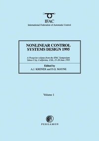 Enlarge image Cover: Nonlinear Control Systems Design 1995 - Elsevier