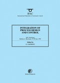Cover: Integration of Process Design and Control - Elsevier