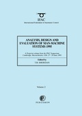 Cover: Analysis, Design and Evaluation of Man-Machine Systems 1995 - Elsevier