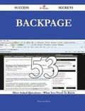 Cover: Backpage 53 Success Secrets - 53 Most Asked Questions on Backpage - What You Need to Know - Emereo Publishing