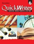 Cover: Quick Writes, Secondary - Shell Education Pub
