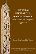 Cover: Historical Linguistics and Biblical Hebrew - Society of Biblical Literature
