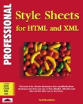 Cover: Professional Style Sheets for HTML and XML - WROX Press Ltd