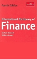 Cover: International Dictionary Of Finance - Economist Books