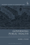 Cover: Governing Public Health - Hart Publishing