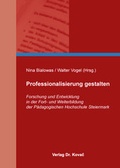 Cover: Professionalisierung gestalten - Kovac, Dr. Verlag