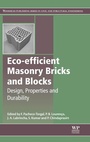 Cover: Eco-Efficient Masonry Bricks and Blocks: Design, Properties and Durability - Woodhead Publishing