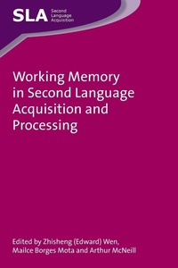 Enlarge image Cover: Working Memory in Second Language Acquisition and Processing - Multilingual Matters