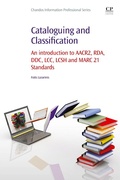 Cover: Cataloguing and Classification - Chandos Publishing
