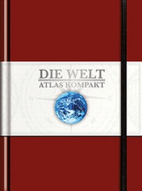 Abbildung von: KUNTH Taschenatlas Die Welt - Atlas kompakt, rot - Kunth Verlag