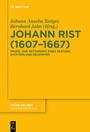 Cover: Johann Rist (1607-1667) - De Gruyter