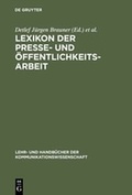 Cover: Lexikon der Presse- und &Ouml;ffentlichkeitsarbeit - De Gruyter Oldenbourg
