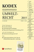 Cover: Kodex Umweltrecht 2015 - LexisNexis Verlag ARD ORAC GmbH