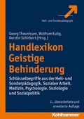Cover: Handlexikon Geistige Behinderung - Kohlhammer