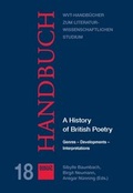 Cover: A History of British Poetry - WVT Wissenschaftlicher Verlag Trier