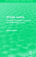 Cover: Private Justice - Routledge