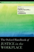 Cover: The Oxford Handbook of Justice in the Workplace - Oxford University Press Inc