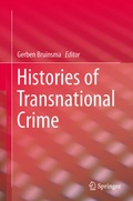 Cover: Histories of Transnational Crime - Springer