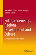 Cover: Entrepreneurship, Regional Development and Culture - Springer