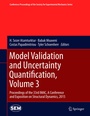 Cover: Model Validation and Uncertainty Quantification, Volume 3 - Springer