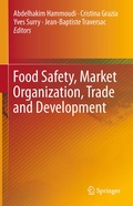 Cover: Food Safety, Market Organization, Trade and Development - Springer