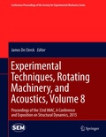 Cover: Experimental Techniques, Rotating Machinery, and Acoustics, Volume 8 - Springer