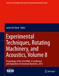Cover: Experimental Techniques, Rotating Machinery, and Acoustics, Volume 8 - Springer