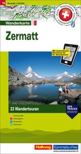 Cover: Zermatt Touren-Wanderkarte Nr. 13 - Hallwag