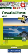 Cover: K&uuml;mmerly+Frey Wandertourenkarte 11 Vierwaldst&auml;ttersee 1:50.000 - Hallwag K&uuml;mmerly+Frey