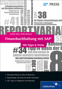 Abbildung von: Finanzbuchhaltung mit SAP - 100 Tipps u. Tricks - SAP PRESS