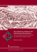 Cover: Der kultivierte Dialog in der italienischen Renaissance - Frank & Timme