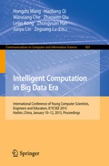 Cover: Intelligent Computation in Big Data Era - Springer